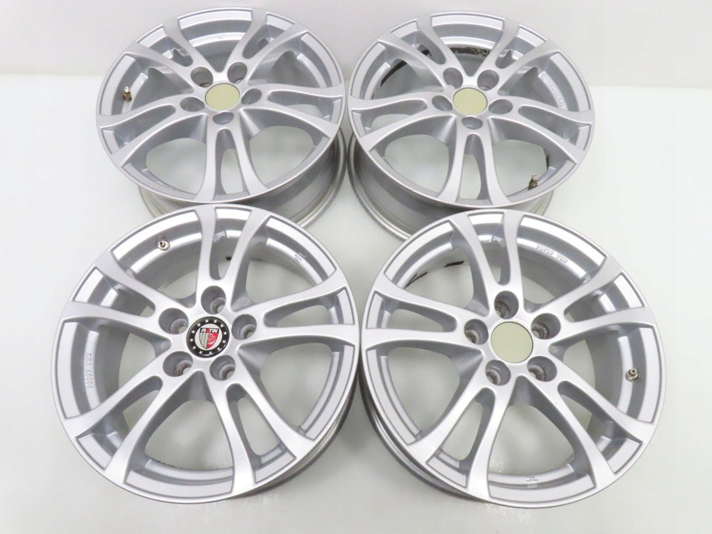 4x Alufelge 16 Zoll 6.5" 5x112 45ET Silber KBA48604 Audi I Rim Wheel FEL1137981515pu