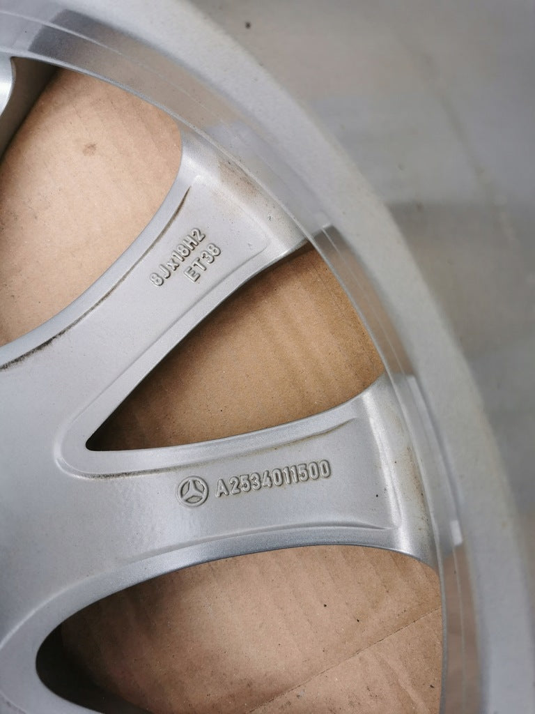 1x Alufelge 18 Zoll 8.0" 5x112 38ET Glanz Graphit A2534011500 Mercedes-Benz Glc FEL5888427923ps