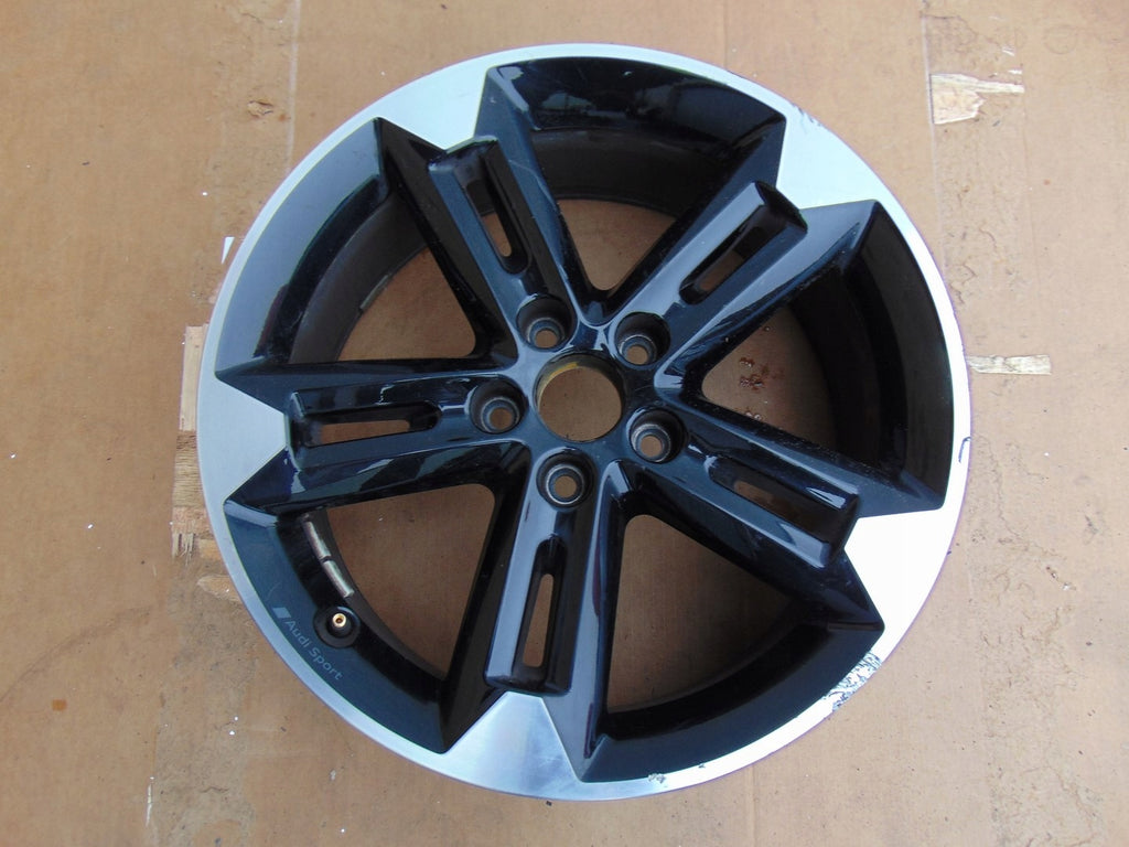 1x Alufelge 18 Zoll 7.0" 5x112 40ET Glanz Schwarz 81A601025AM Audi Q2 Rim Wheel FEL5899569627mq