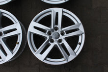 Laden Sie das Bild in den Galerie-Viewer, 4x Alufelge 17 Zoll 7.0" 5x112 42ET Glanz Silber 8W0601025P Audi A4 B9 Rim Wheel FEL1226609780pm