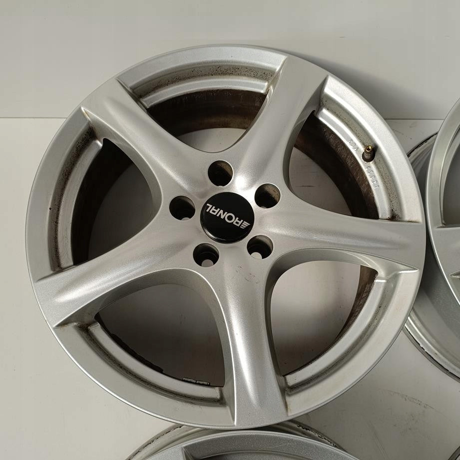 4x Alufelge 17 Zoll 7.0" 5x108 40ET Glanz Silber Citroën Jumpy Scudo Expert FEL5988643918lv