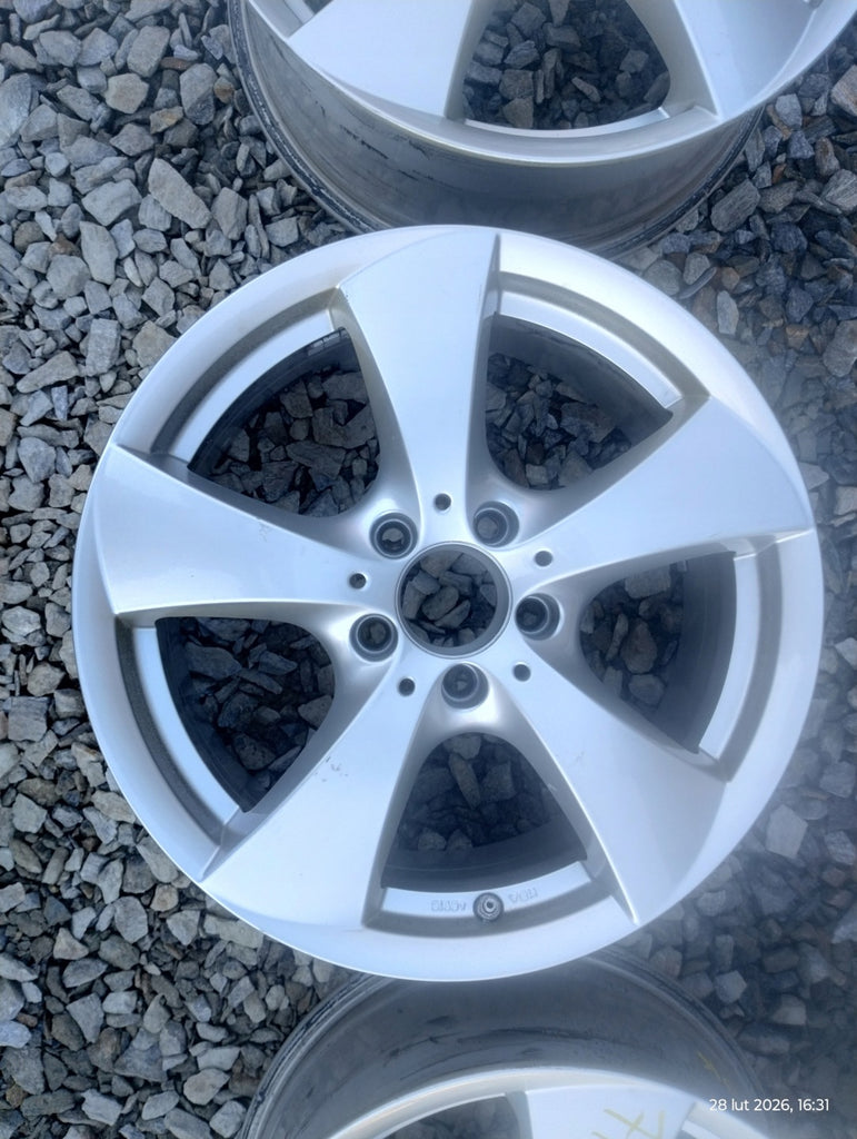 4x Alufelge 17 Zoll 7.5" 5x112 45ET Glanz Silber KBA48918 Rim Wheel FEL8363639795qk