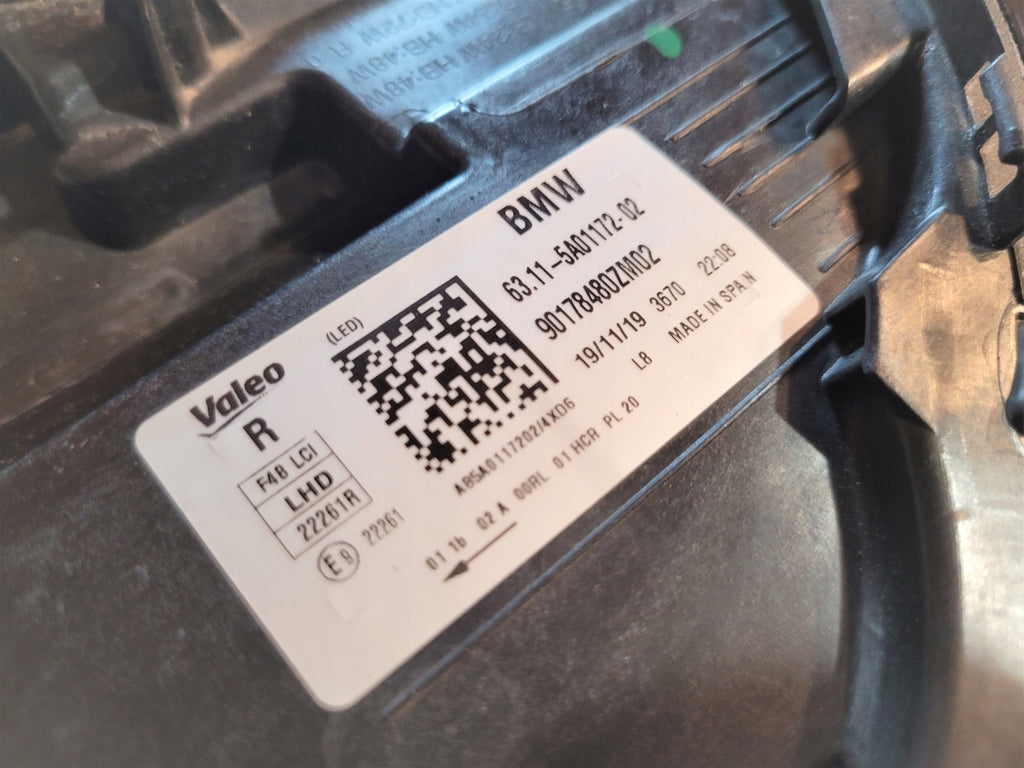 Frontscheinwerfer BMW X1 F48 5A01172 Full LED Ein Stück (Rechts oder Links) SCH1312905835rj