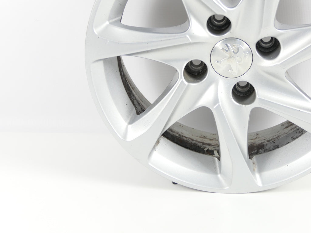1x Alufelge 15 Zoll 6.0" 4x108 Schwarz 9673773577 Peugeot 208 Hatchback I FEL5287173105ki