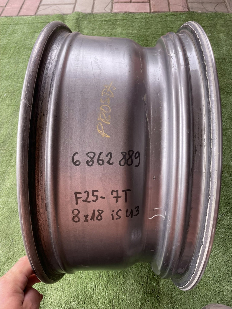 1x Alufelge 18 Zoll 8.0" 5x120 43ET Glanz Grau 6862889 BMW X4 F26 X3 F25 Mg FEL7892416920lp