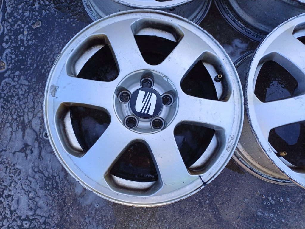 4x Alufelge 15 Zoll 6.5" 5x112 43ET 1U0601025A KBA43640 Seat Ibiza I Rim Wheel FEL5278919440ly