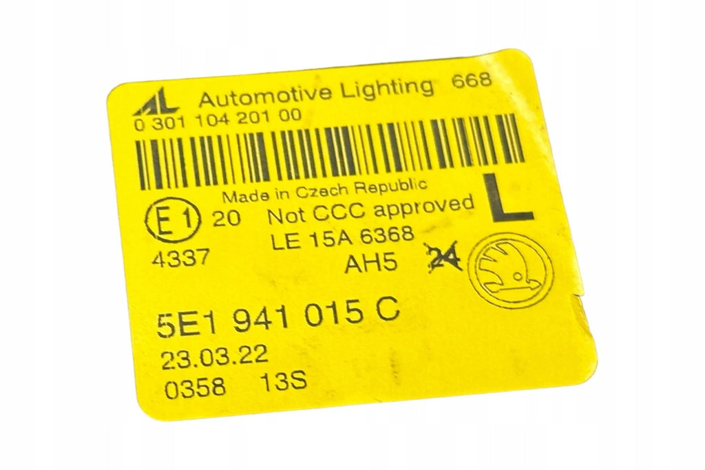 Frontscheinwerfer Skoda Octavia I 5E1941015C Links Scheinwerfer Headlight SCH8758024525nq