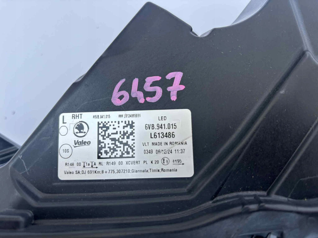 Frontscheinwerfer Skoda Fabia I 6VB941015 LED Ein Stück (Rechts oder Links)