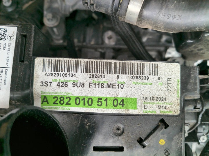 Motor Mercedes-Benz Cla Amg 282814 1.3 CGI 17TKm 2024 Benzin Engine Komplett MOT3035820246ds