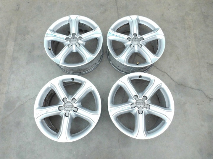4x Alufelge 17 Zoll 7.5" 5x112 8K0601025BK Audi C6 A4 B8 Rim Wheel FEL7754779382jp