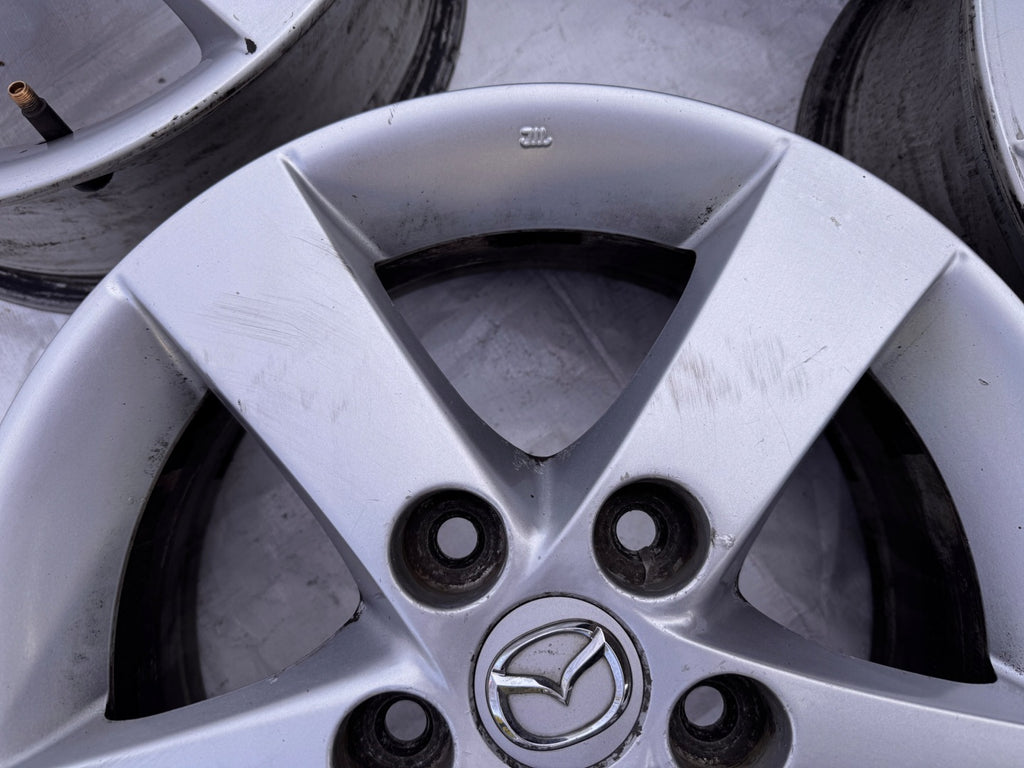 4x Alufelge 15 Zoll 6.0" 5x114.3 52 5ET Silber Mazda I Rim Wheel FEL1253561721mc