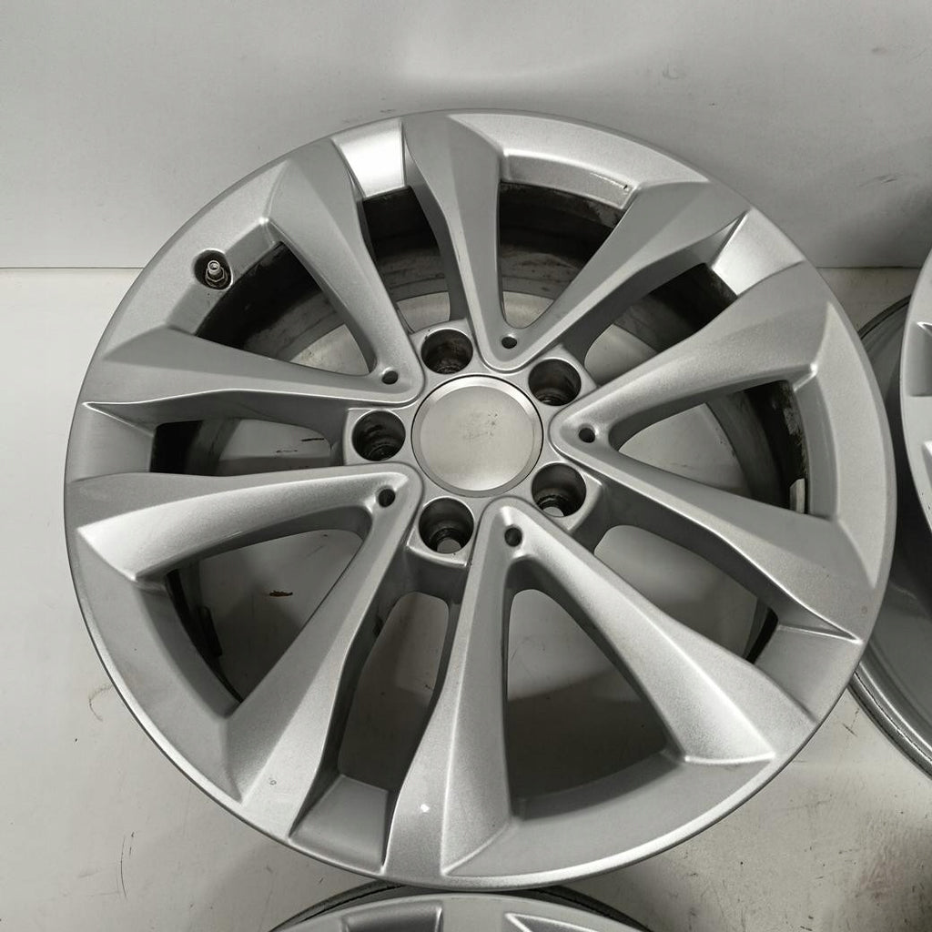 4x Alufelge 17 Zoll 7.0" 5x112 48ET Glanz Silber A2054018000 Mercedes-Benz W205 FEL6624017435yz