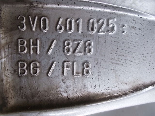 1x Alufelge 17 Zoll 6.5" 5x112 41ET Glanz Silber 3V0601025BH Skoda Superb FEL7484295933vq