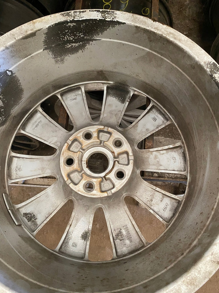 1x Alufelge 17 Zoll 7.0" 5x115 44ET Glanz Silber OPO44 Opel Rim Wheel