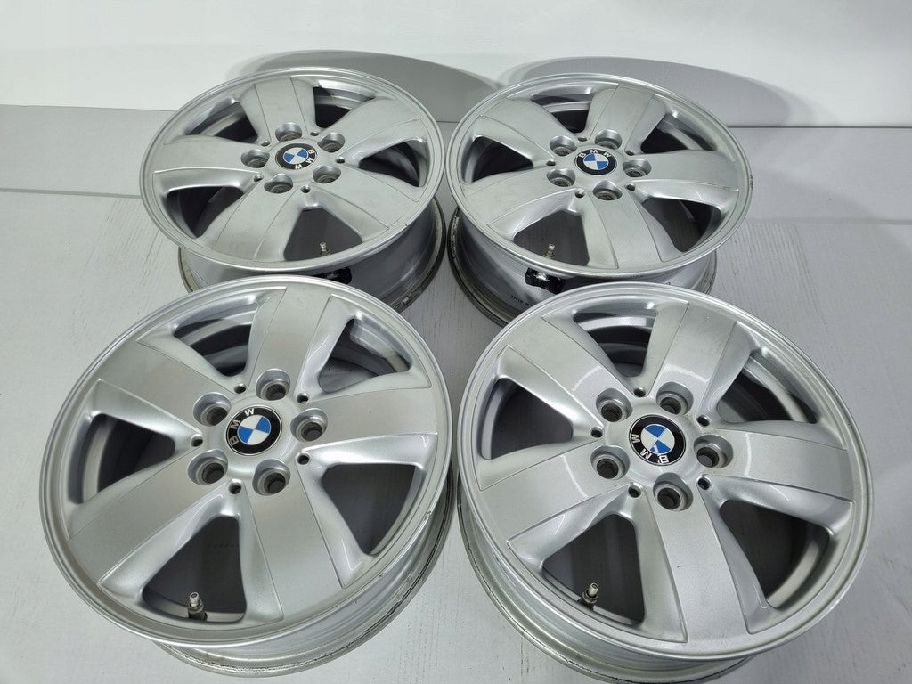 4x Alufelge 15 Zoll 5.5" 5x112 46ET Glanz Silber 6855101 Mini Rim Wheel FEL1880901952yc