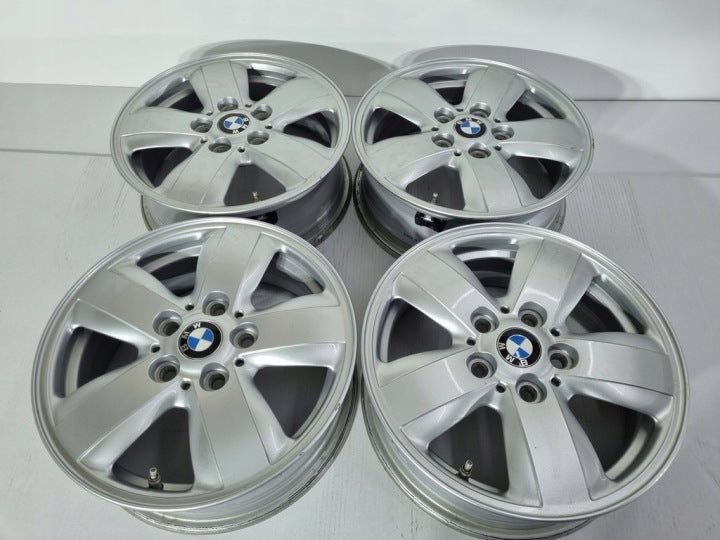 4x Alufelge 15 Zoll 5.5" 5x112 46ET Glanz Silber 6855101 Mini Rim Wheel FEL1880901952yc