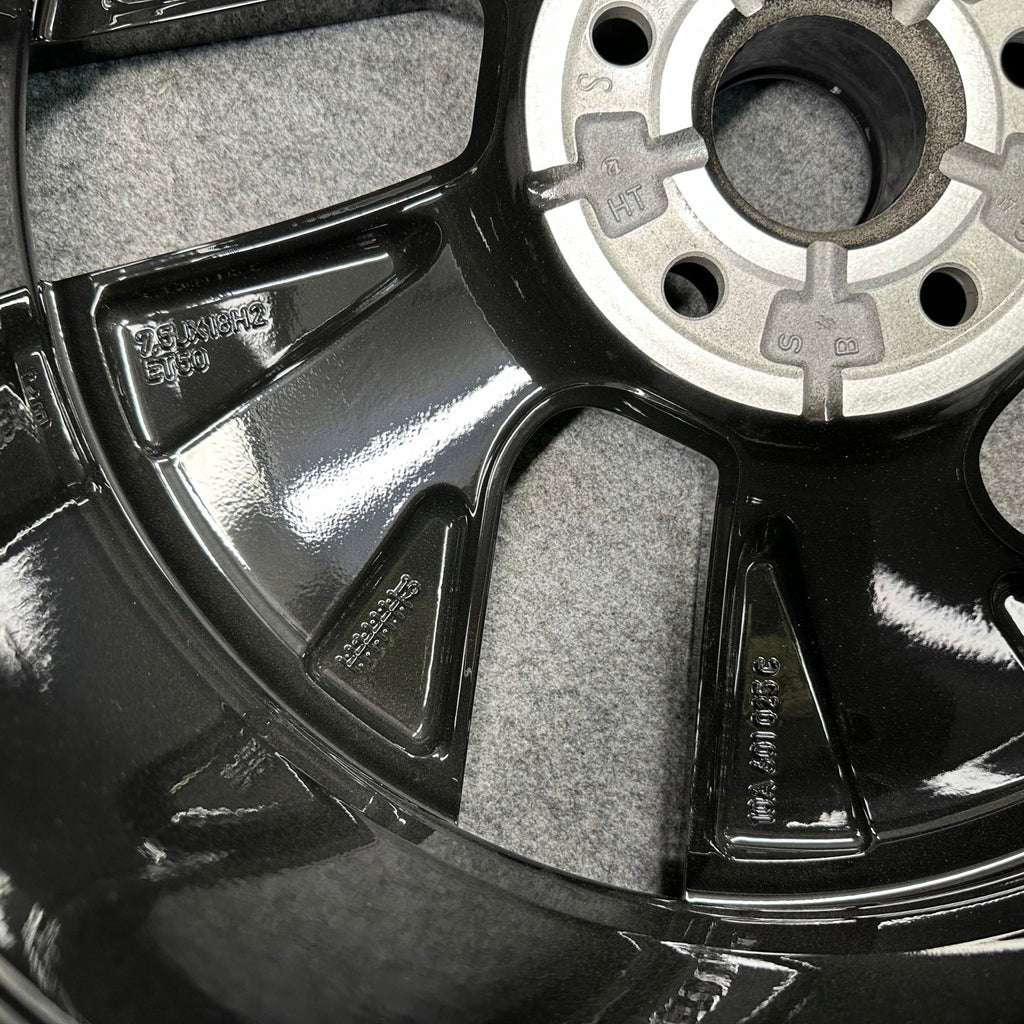 4x Alufelge 18 Zoll 7.5" 5x112 50ET Glanz Graphit 10A601025C Mg Id.3 E11 FEL9761795508rv
