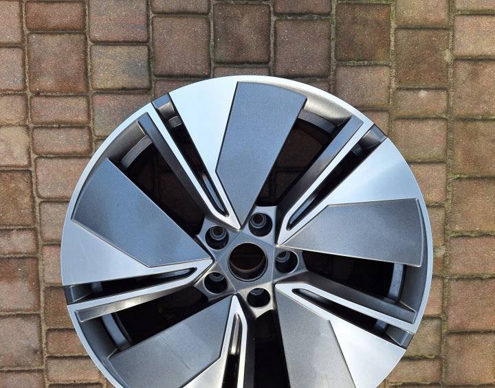 1x Alufelge 19 Zoll 8.0" 5x112 45ET Glanz Graphit 5LA601025A Mg Enyaq Rim Wheel FEL9933057295xw