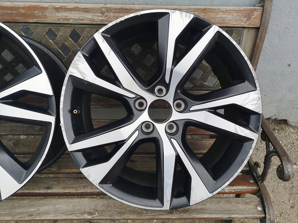 1x Alufelge 18 Zoll 8.0" 5x108 42ET Matt Schwarz 31471482 Volvo S60 V60