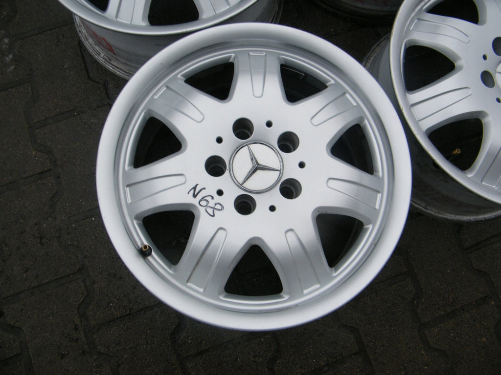 4x Alufelge 16 Zoll 7.0" 5x112 34ET Glanz Silber A2464010502 Mercedes-Benz Slk