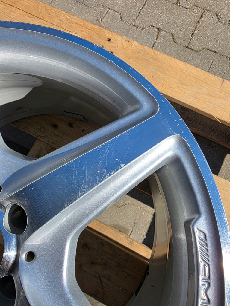 1x Alufelge 18 Zoll 9.5" 5x112 48ET Glanz Silber A2184011502 Mercedes-Benz FEL6407071105qj