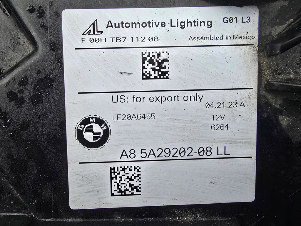 Frontscheinwerfer BMW X3 G01 5A29202-08LL Rechts Scheinwerfer Headlight SCH9823882488ci