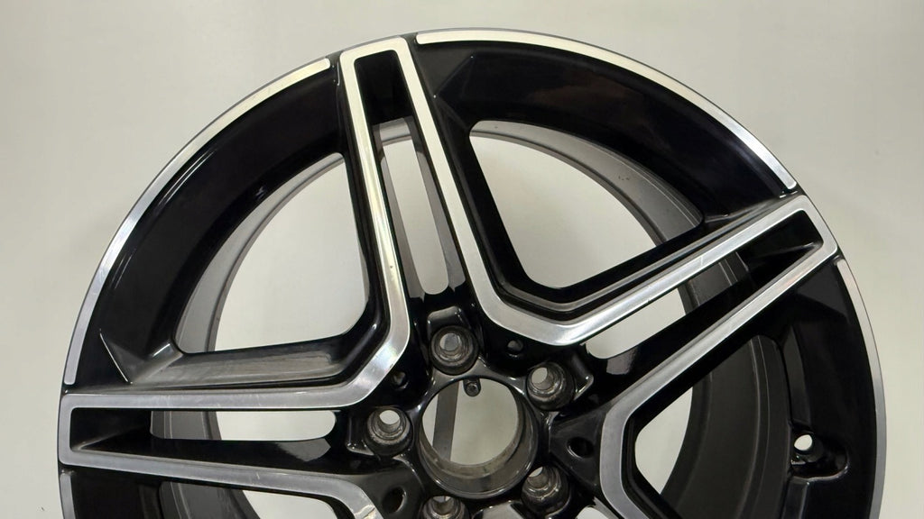 1x Alufelge 18 Zoll 8.0" 5x112 43ET Glanz Schwarz A2134016300 Mercedes-Benz Amg FEL6765134053wa