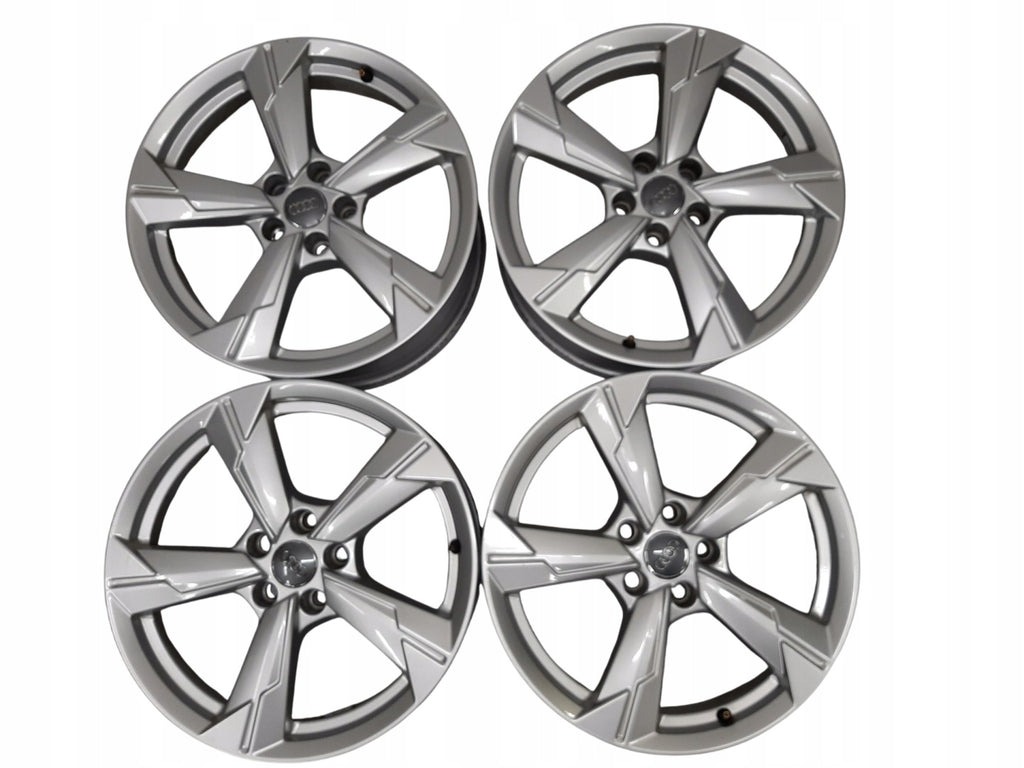 4x Alufelge 18 Zoll 8.0" 5x112 39ET Glanz Silber 4K0601025D Audi A6 C8 Rim Wheel FEL3859377775dm