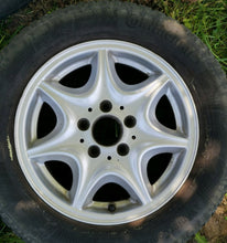 Laden Sie das Bild in den Galerie-Viewer, 4x Alufelge 15 Zoll 6.0" 5x112 31ET Glanz Silber A2034010102 Mercedes-Benz W203 FEL6308874892gh