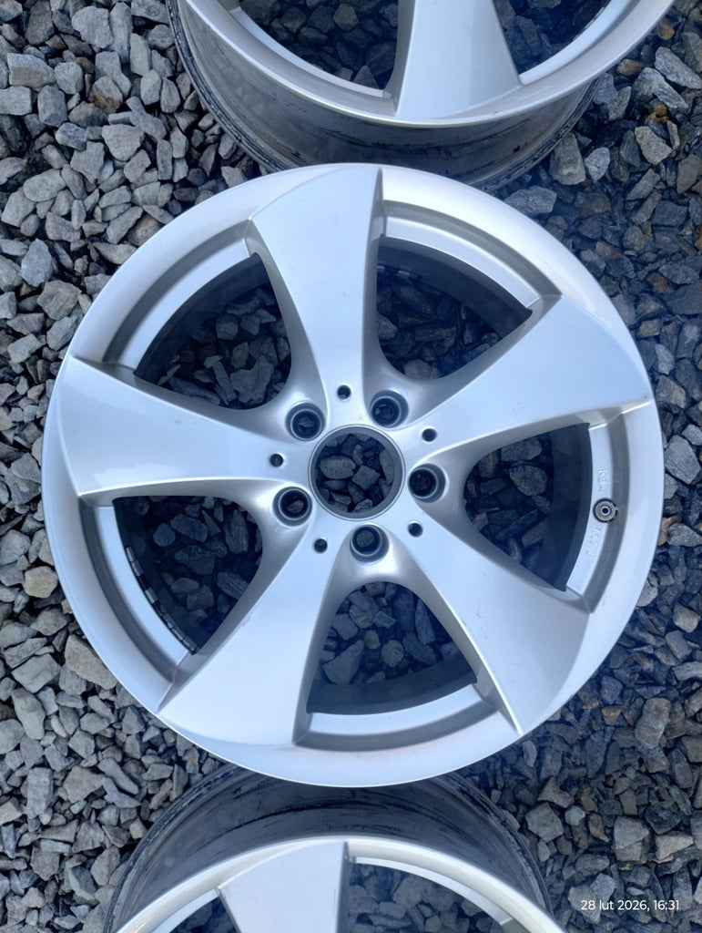 4x Alufelge 17 Zoll 7.5" 5x112 45ET Glanz Silber KBA48918 Rim Wheel FEL8363639795qk