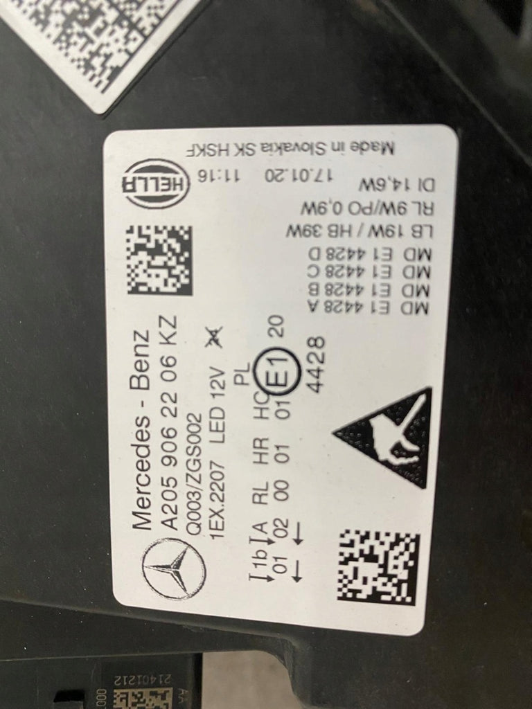 Frontscheinwerfer Mercedes-Benz W205 A2059062206 Full LED Rechts Headlight SCH4115204252iq