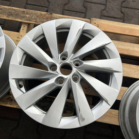 1x Alufelge 17 Zoll 46ET Silber 5E3601025 Skoda Octavia I Rim Wheel FEL9425061030ii