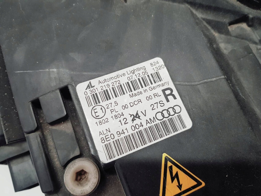 Frontscheinwerfer Audi A4 B7 8E0941004AM Xenon Rechts Scheinwerfer Headlight SCH8766869887ak
