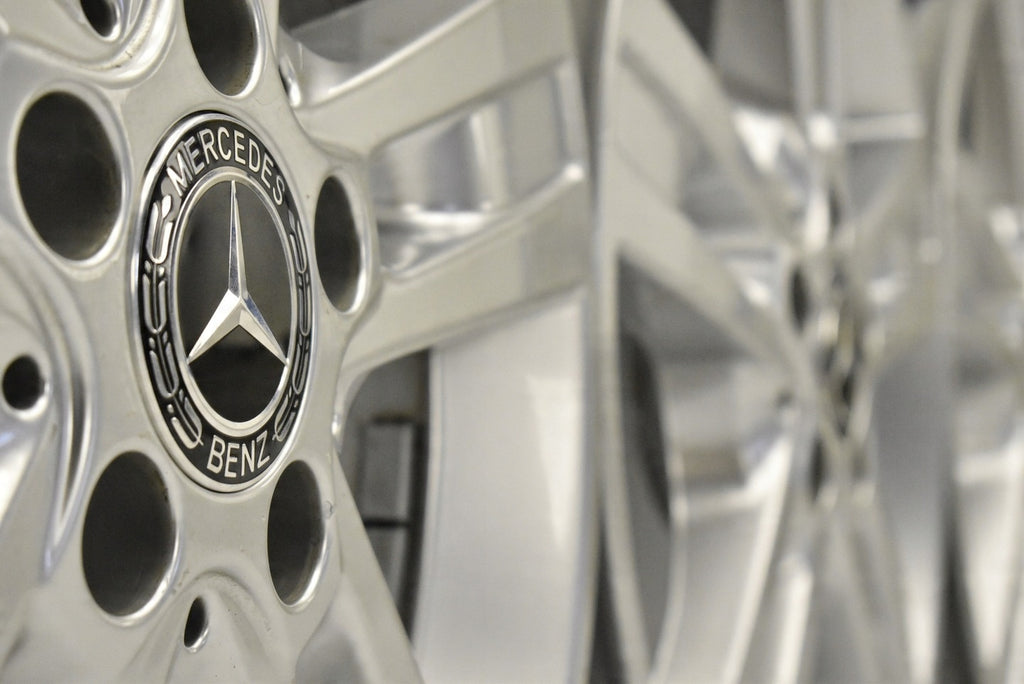 4x Alufelge 18 Zoll 8.0" 5x112 60ET Glanz Silber A1644015702 Mercedes-Benz W164