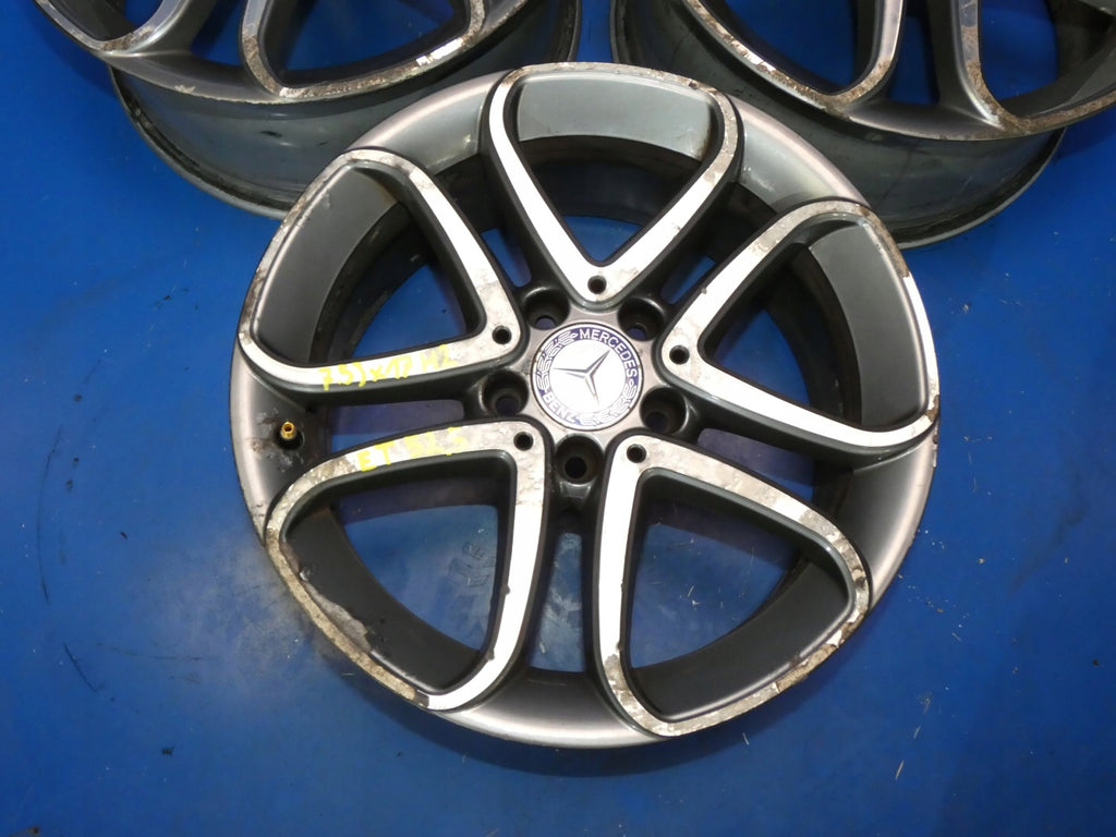 1x Alufelge 17 Zoll 7.5" 5x112 48ET Graphit Mercedes-Benz W176 W246 Rim Wheel FEL1976131615tg