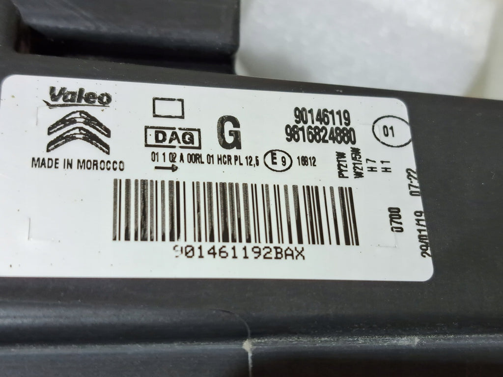 Frontscheinwerfer Citroën Berlingo 9816824880 Links Scheinwerfer Headlight