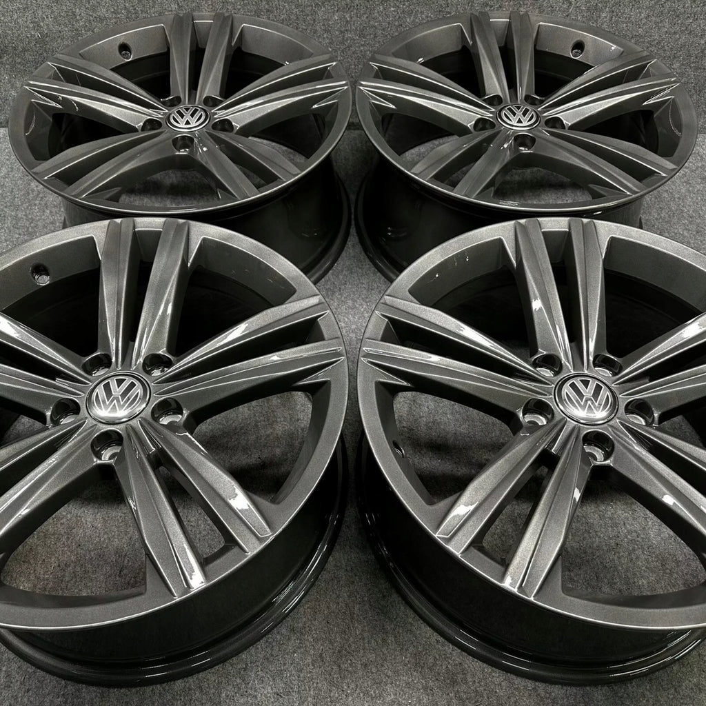 4x Alufelge 18 Zoll 8.0" 5x112 40ET Glanz Grau 3G8601025N VW Passat B8 Arteon FEL3116882320tg
