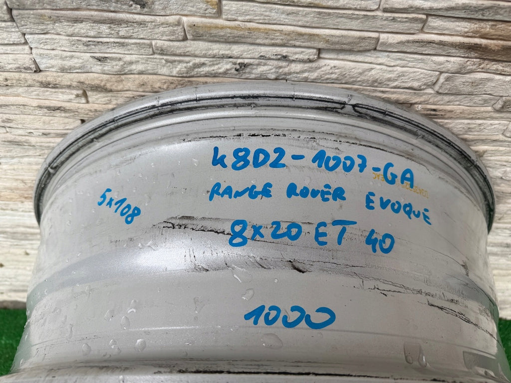 1x Alufelge 20 Zoll 8.0" 5x108 K8D2-1007-GA Land Rover Range Evoque Rim Wheel FEL5651975731gv