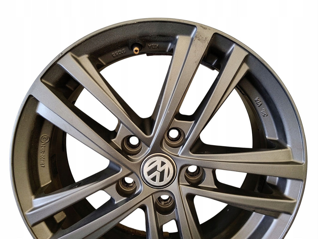 1x Alufelge 16 Zoll 6.0" 5x112 Glanz Silber SE026016 VW Passat B7 Rim Wheel FEL9105790764he