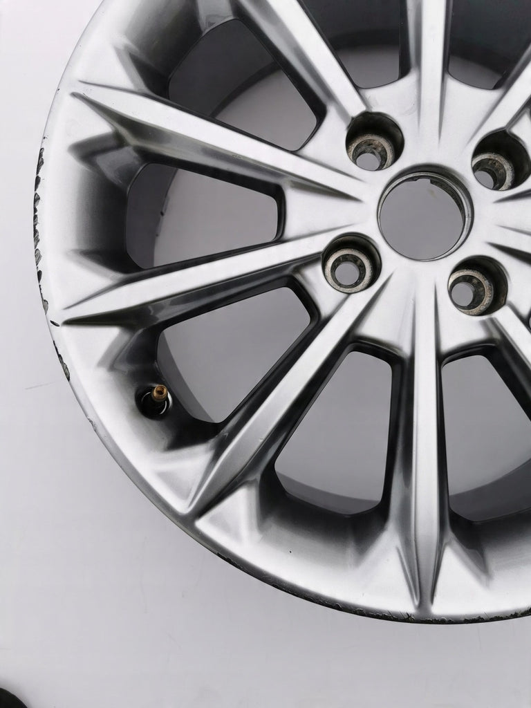 1x Alufelge 17 Zoll 7.0" 4x108 47,5ET Glanz Silber H1BC-1007-D1A Ford Fiesta