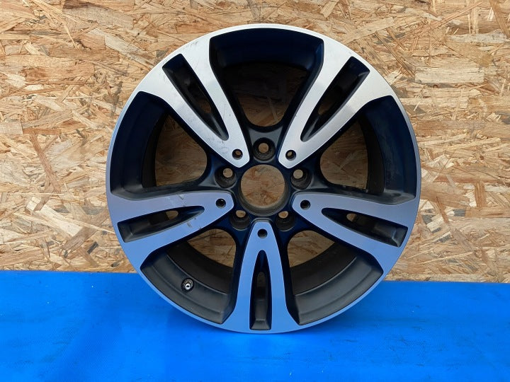 1x Alufelge 16 Zoll 6.5" 5x112 49ET Matt Schwarz A2464010000 Mercedes-Benz FEL3949162653kw