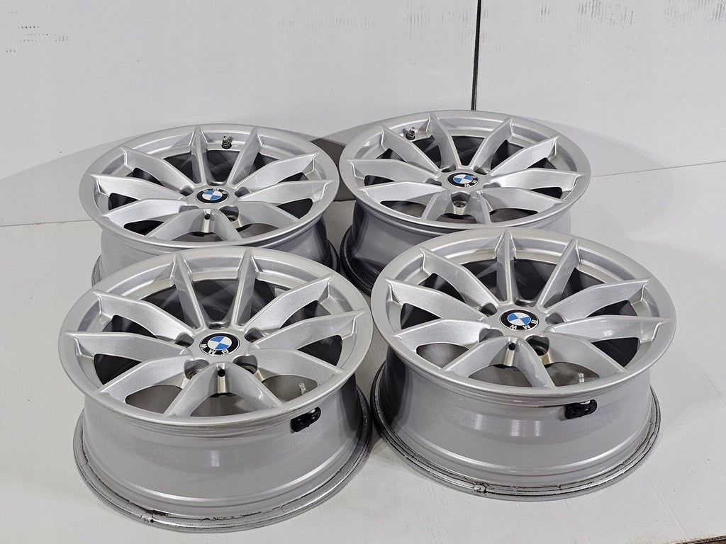 4x Alufelge 16 Zoll 6.5" 5x112 22ET Glanz Silber 6876921 BMW Rim Wheel FEL5155842191ic