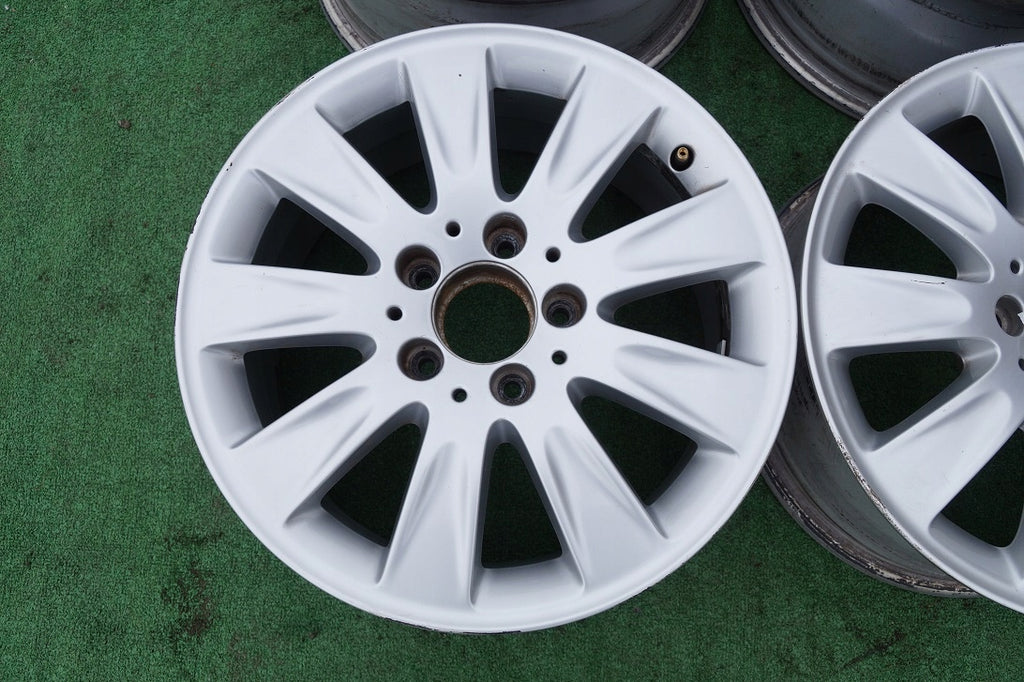 4x Alufelge 16 Zoll 7.0" 5x112 31ET Glanz Silber A2094013602 Mercedes-Benz Clk FEL5576196888vz
