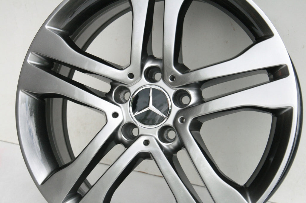 4x Alufelge 18 Zoll 7.0" 5x112 46ET Glanz A1564010102 Mercedes-Benz X156 FEL2702268043lu