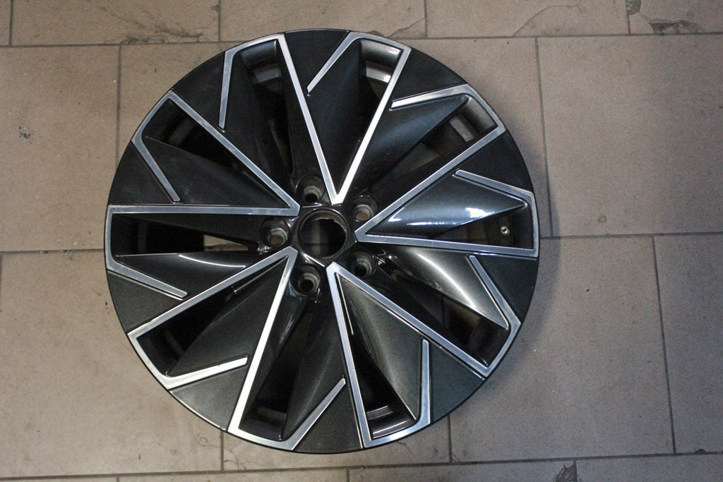 1x Alufelge 18 Zoll 8.0" 5x112 44ET Glanz Schwarz 3V0601025 Skoda Superb Iii FEL2910362888gh