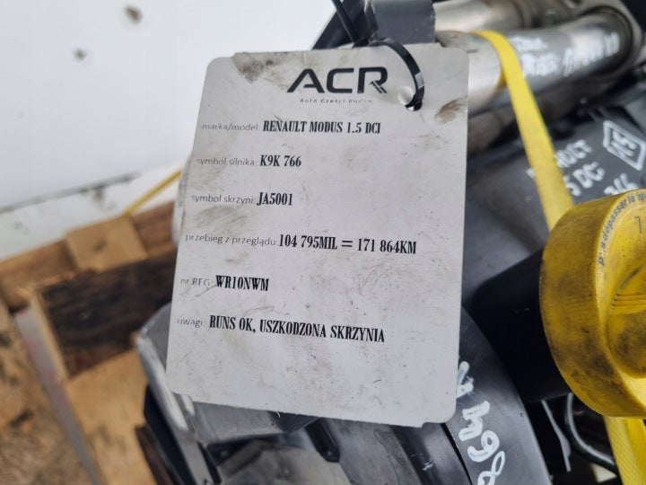 Motor Renault Modus K9K766 1.5 DCI 86PS 63kW 171TKm 2024 Diesel Engine Komplett MOT5440916104dd