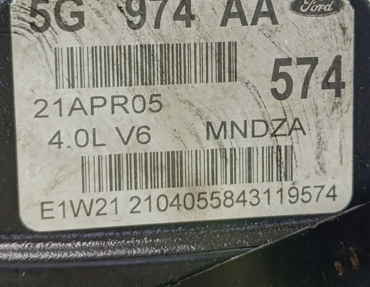Motor Ford Fiesta II Fbd 5G974AA 4.0 97PS 71kW 153TKm 2005 Benzin Komplett MOT5633203942ks