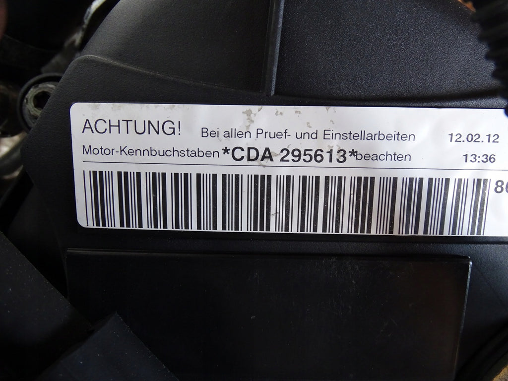 Motor Audi Skoda A3 CDAA 1.8 TSI 160PS 118kW 135TKm 2012 Benzin Engine Komplett