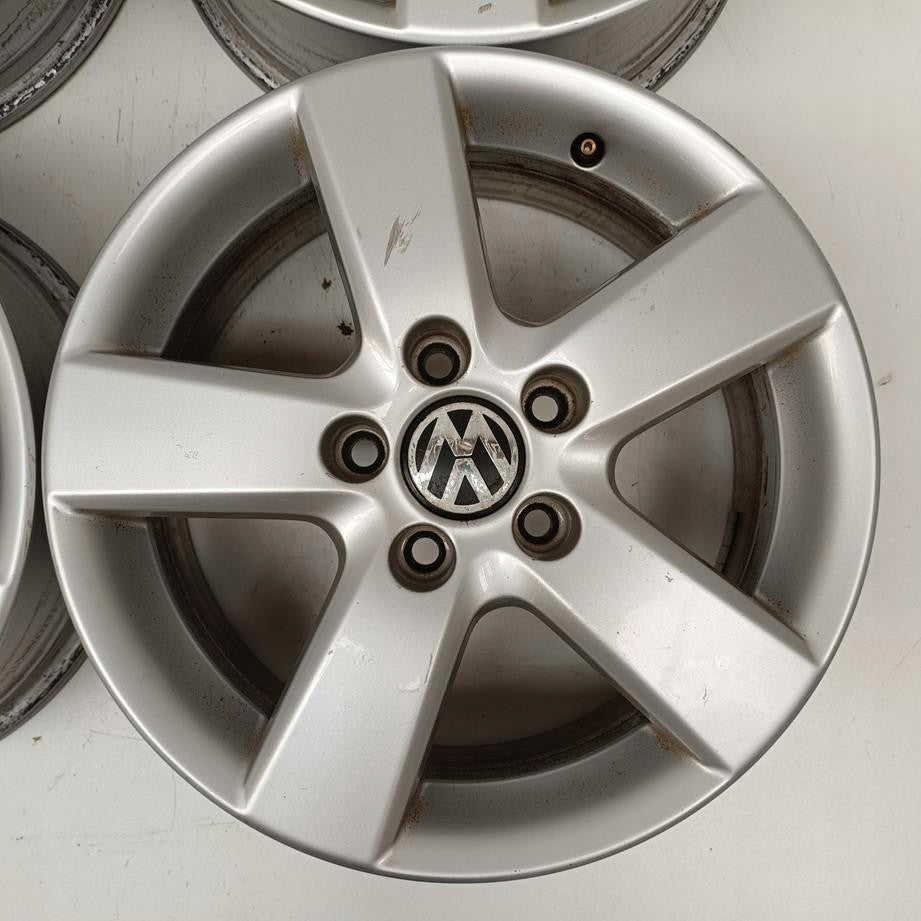 4x Alufelge 16 Zoll 6.5" 5x112 50ET 3T0601025M VW Touran Golf I Rim Wheel FEL1988132264pf