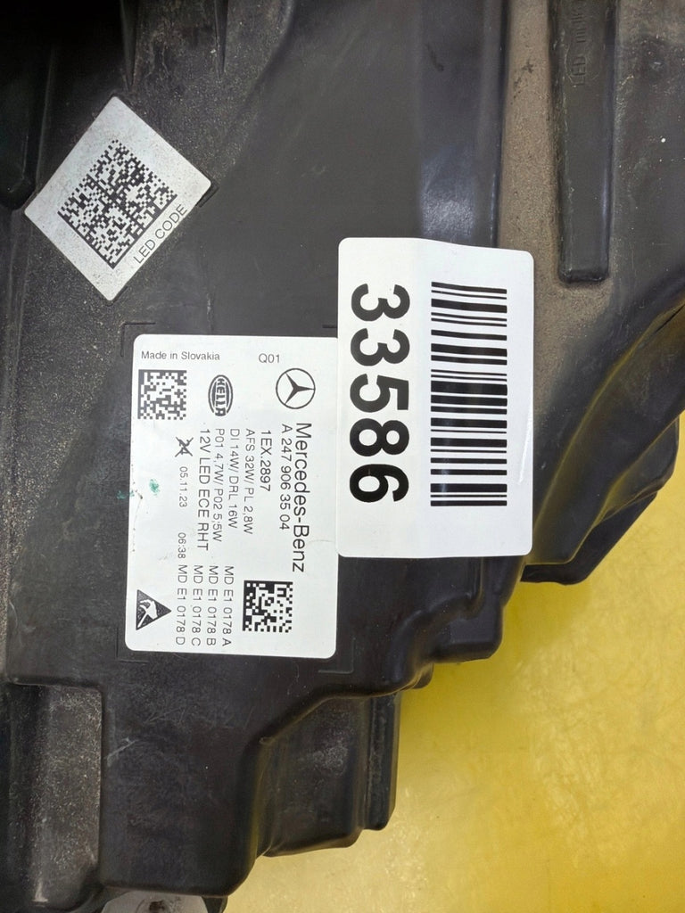 Frontscheinwerfer Mercedes-Benz Gla H247 A2479063504 LED Links Headlight SCH2946335149yr